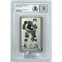 Ted Lindasy Pre-Parkie Autographed Card /500 - BAS 10