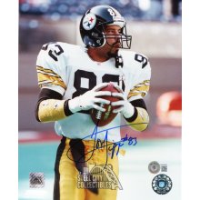 Louis Lipps Autographed Pittsburgh Steelers 8x10 Photo - BAS (White Jersey)