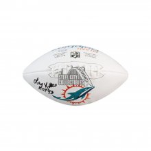 Larry Little HOF 93 Autographed Miami Dolphins Football - PSA/DNA COA