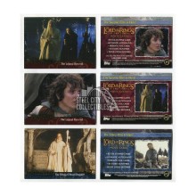 2002-2003 Topps Lord of the Rings Two Towers Return of the King Promo 3-Card Lot