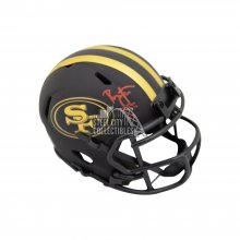 Ronnie Lott HOF 00 Autographed San Francisco 49ers Eclipse Mini Football Helmet - BAS COA
