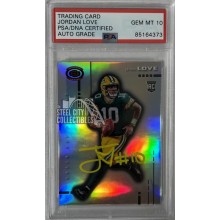 Jordan Love 2020 Panini Chronicles Dynagon Autograph RC Card #D-4 PSA/DNA 10