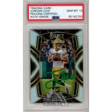 Jordan Love 2020 Panini Select Club Level Silver Autograph Rookie Card #247 PSA/DNA 10 (Green)
