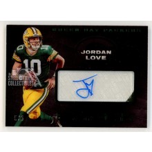 Jordan Love 2020 Panini Black Autograph Rookie Patch Card #RJA-JL 5/5