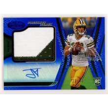Jordan Love 2020 Panini Certified Blue Autograph Rookie Patch Card #204 23/50