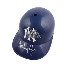 Sparky Lyle Autographed New York Yankees F/S Souvenir Replica Batting Helmet - JSA
