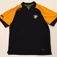 Pittsburgh Penguins Center Ice Collection Black & Gold Polo