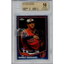 Manny Machado 2013 Topps Chrome Rookie Card #12 BGS 10 Pristine
