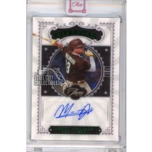 Manny Machado 2022 Panini Three & Two Superstar Green Autograph Card #SS-MM 5/5