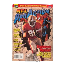 1994 Marvel NFL Pro Action Magazine #3 Jerry Rice / Spider-Man Under Siege Comic