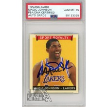 Magic Johnson 2008 Upper Deck Goudey Autograph Card #299 PSA/DNA 10