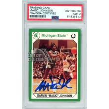 Magic Johnson 1990 Collegiate Collection Autograph Card #131 PSA/DNA