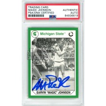 Magic Johnson 1990 Collegiate Collection Autograph Card #189 PSA/DNA