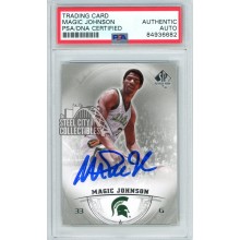 Magic Johnson 2013-14 Upper Deck SP Authentic Autograph Card #11 PSA/DNA