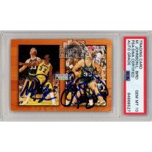 Larry Bird/Magic Johnson 1994-95 Skybox Autograph Card #MB1 PSA/DNA 10