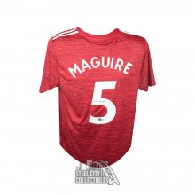 Harry Maguire Autographed Manchester United Adidas Soccer Jersey - BAS COA