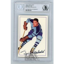Frank Mahovlich 1994 Parkhurst Missing Link Autographed Card #6 /956 - BAS