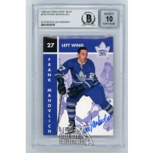 Frank Mahovlich 1995-96 Parkhurst 66-67 Autographed Card #102 - BAS 10