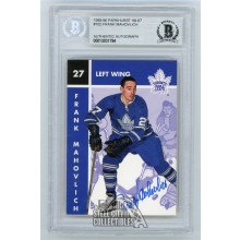 Frank Mahovlich 1995 Parkhurst 66-67 Autographed Card #102 - BAS