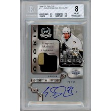 Evgeni Malkin 2006-07 Upper Deck The Cup Auto Rookie Patch Card #171 20/99 BGS 8