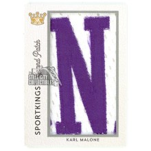 Karl Malone 2018 Sport Kings Basketball Grand Letter Patch Card 1/1 #SPV1-KM10