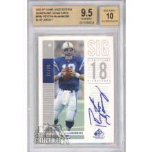 Peyton Manning 2003 Upper Deck SP Significant Autograph Card #SS-PM 98/99
