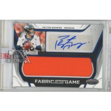 Peyton Manning 2019 Panini Certified Autograph Jersey Card #FS-PM 7/7