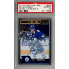 Mitch Marner 2016-17 Upper Deck O-Pee-Chee Platinum Autograph Rookie Card PSA 10 Gem Mint