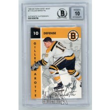 Gilles Marotte 1995-96 Parkhurst 66-67 Autographed Card #17 - BAS 10
