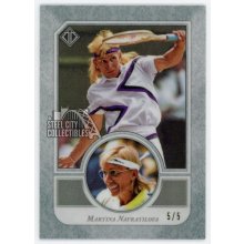 Martina Navratilova 2020 Topps Transcendent Tennis VIP Card #25 5/5