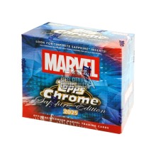 2025 Topps Marvel Chrome Sapphire Edition Box