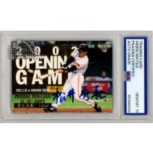 Hideki Matsui 2002 Baseball Magazine Kanji Autograph Card #OG4 /1000 PSA/DNA 10