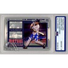 Hideki Matsui 2004 Upper Deck Series 1 Chronicles Kanji Autograph Card #HM2 PSA/DNA 10