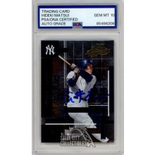 Hideki Matsui 2003 Playoff Absolute Kanji Autograph Rookie Card #200 /1500 PSA/DNA 10