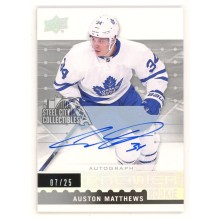 Auston Matthews 2016-17 Upper Deck Premier Autograph Rookie Card #R-50 07/25