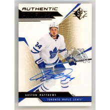 Auston Matthews 2018-19 Upper Deck SP Authentic Profiles Autograph Card #AP-AM