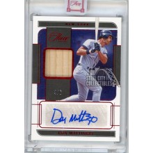 Don Mattingly 2022 Panini Three & Two Red Autograph Relic Card #AJ-DM 4/6