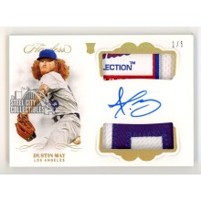 Dustin May 2020 Panini Flawless Autograph Rookie Patch Card #DPA-DM 1/5