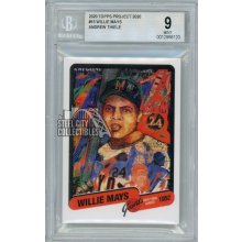 Willie Mays Topps Project 2020 #15 1952 Topps by Andrew Thiele BGS 9