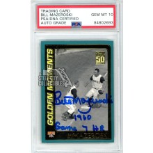Bill Mazeroski 2000 Topps Golden Moments Autograph 1960 Game 7 HR Card #380 PSA/DNA 10