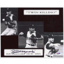 Bill Mazeroski Autographed Pittsburgh Pirates 8x10 Photo - PSA/DNA COA