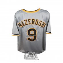 Bill Mazeroski Autographed Pittsburgh Custom Gray Baseball Jersey - BAS