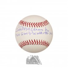 Bill Mazeroski 1960 GM 7 Walk Off HR Autographed Official MLB Baseball - BAS