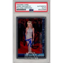Jenny McCarthy 2005-06 Bowman Chrome Autograph Rookie Card #150 PSA/DNA