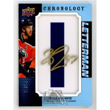 Connor McDavid 2019-20 Upper Deck Chronology Letterman Auto Card #L-ED-CM 10/10