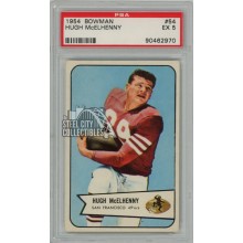 Hugh McElhenny 1954 Bowman Card #54 PSA 5 EX