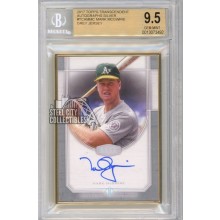 Mark McGwire 2017 Topps Transcendent Autograph Card #TCA-MMC 09/15 BGS 9.5 Gem