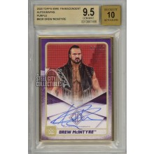 Drew McIntyre 2020 Topps Transcendent WWE Purple Autograph Card 05/10 BGS 9.5