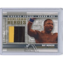 Ray Mercer 2011 Ringside Round 2 Heroes Boxing Gold Patch Card #HH-17 /10