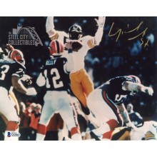 Mike Merriweather Autographed Pittsburgh Steelers 8x10 Photo - BAS COA (Horizontal)
